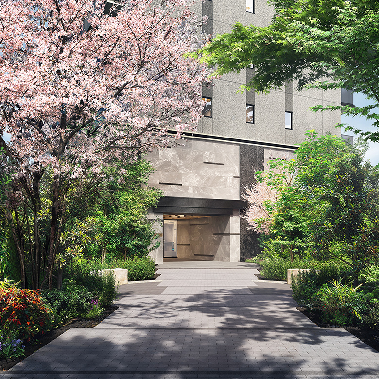 アプローチガーデン完成予想CG