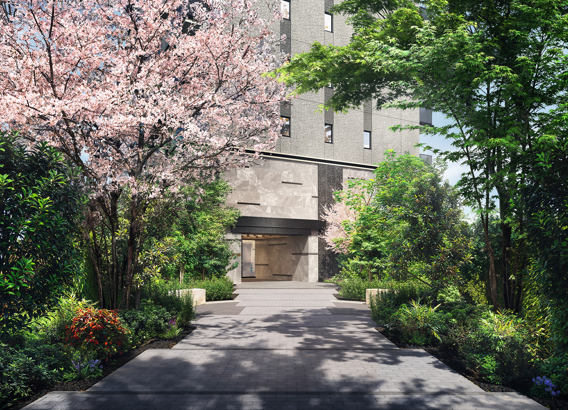 アプローチガーデン完成予想CG