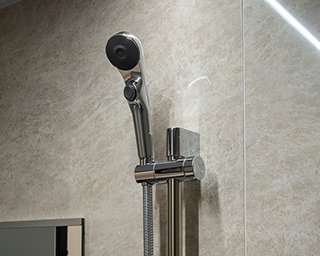 スライド式シャワーフック