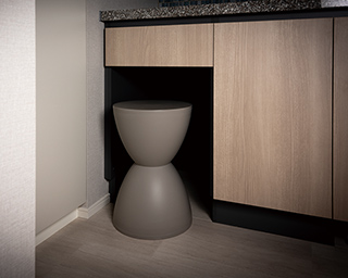 椅子収納スペース