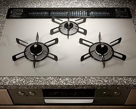 ビルトイングリルガスコンロ